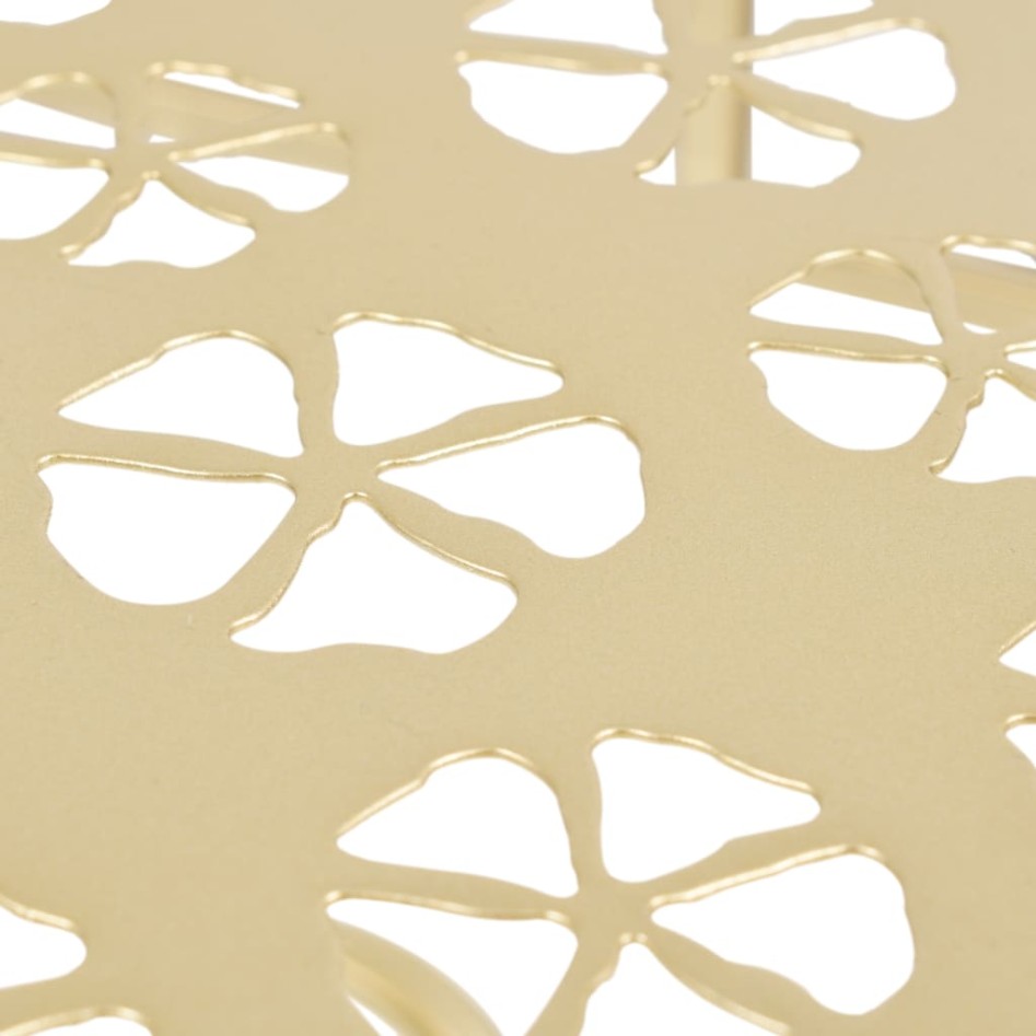 Mesa auxiliar vintage metal semicircular 72x36x74 cm