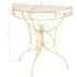 Mesa auxiliar vintage metal semicircular 72x36x74 cm