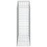 Cesta gaviones forma arco hierro galvanizado 150x50x140/160