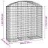 Cesta gaviones forma arco hierro galvanizado 150x50x140/160