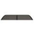 Marquesina de puerta policarbonato negro 150x100