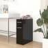 Armario de boticario madera contrachapada negro 20x45,5x60