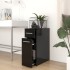 Armario de boticario madera contrachapada negro 20x45,5x60