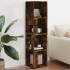 Mueble esquina madera contrachapada roble ahumado 33x33x132