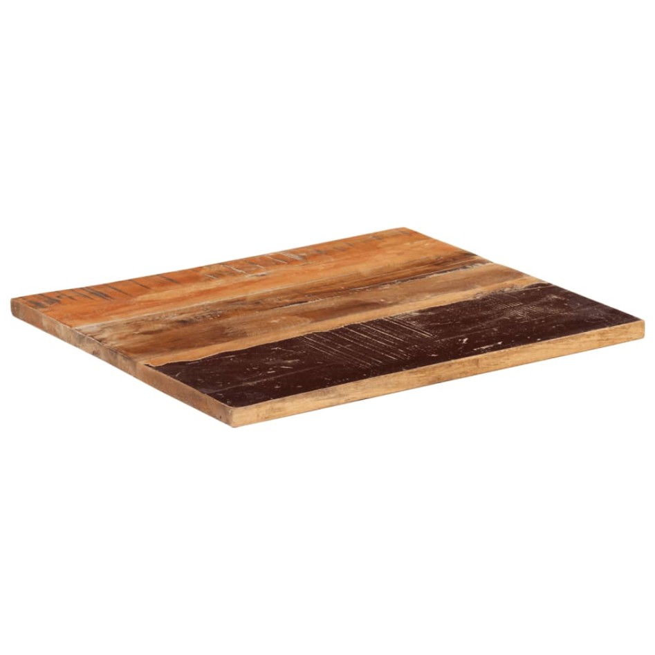 Tablero de mesa rectangular madera maciza 60x70 cm 25-27