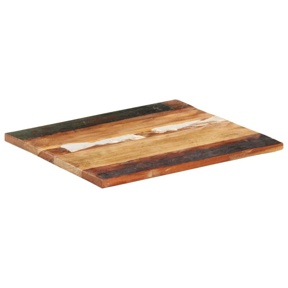 Tablero de mesa rectangular madera maciza 60x70 cm 25-27