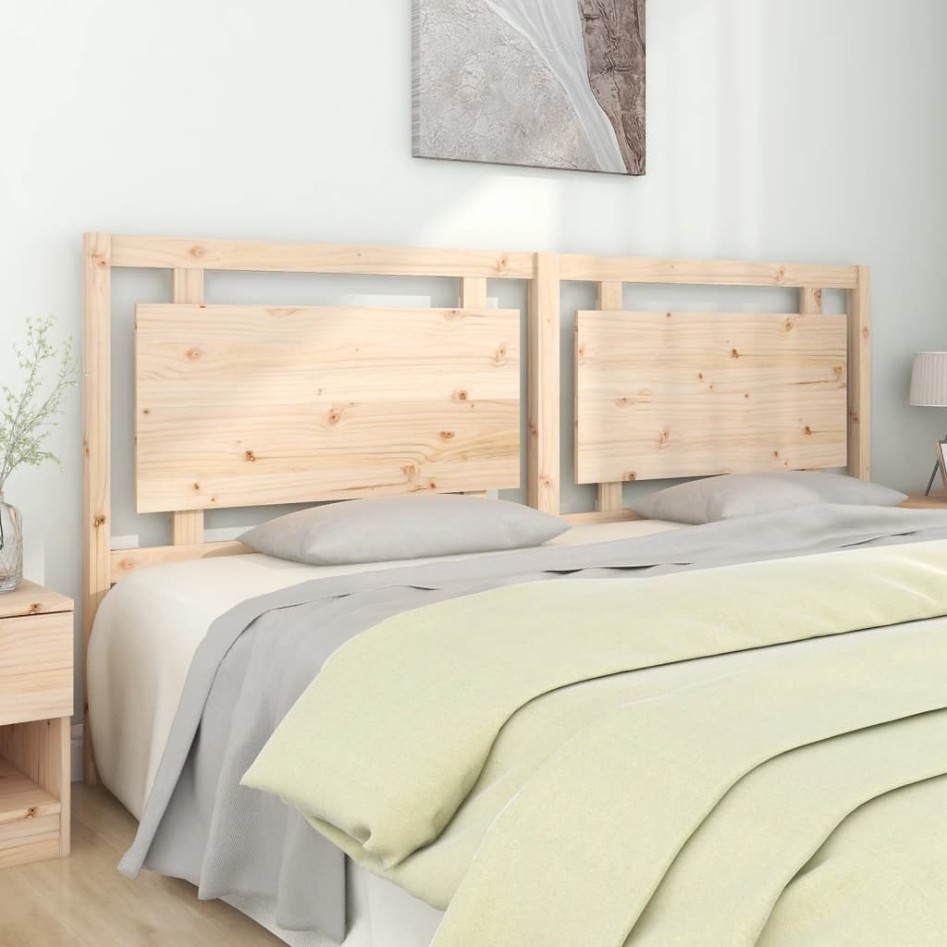Cabecero de cama madera maciza de pino 205,5x4x100