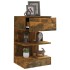 Mesitas de noche 2 uds contrachapado roble ahumado 40x35x65