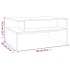 Mesa de centro madera de ingeniería roble ahumado 90x60x42,5