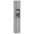 Armario de baño madera de ingeniería gris Sonoma 32x25,5x190