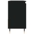 Armario de baño madera contrachapada negro 65x33x60