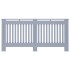 Cubierta para radiador MDF gris antracita 172x19x81,5