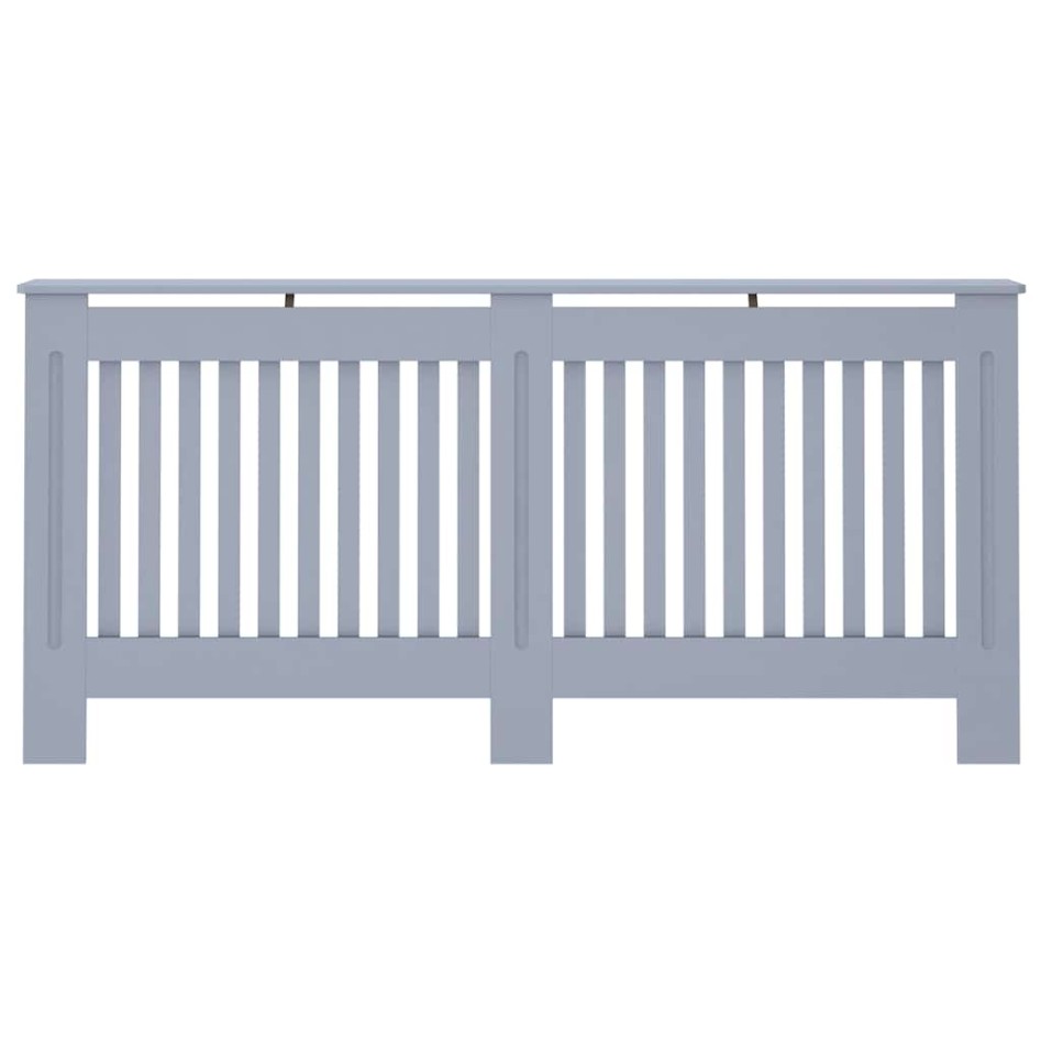 Cubierta para radiador MDF gris antracita 172x19x81,5