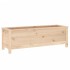 Arriate elevado de jardín madera maciza de pino 119,5x40x39