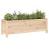 Arriate elevado de jardín madera maciza de pino 119,5x40x39