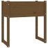 Jardinera madera maciza de pino marrón miel 78x40x81