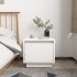 Mesitas de noche 2 uds madera maciza de pino blanco 35x34x32