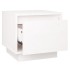 Mesitas de noche 2 uds madera maciza de pino blanco 35x34x32