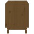 Cama para perros madera maciza pino marrón miel 60x45x57