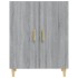 Aparador de madera contrachapada gris Sonoma 70x34x90
