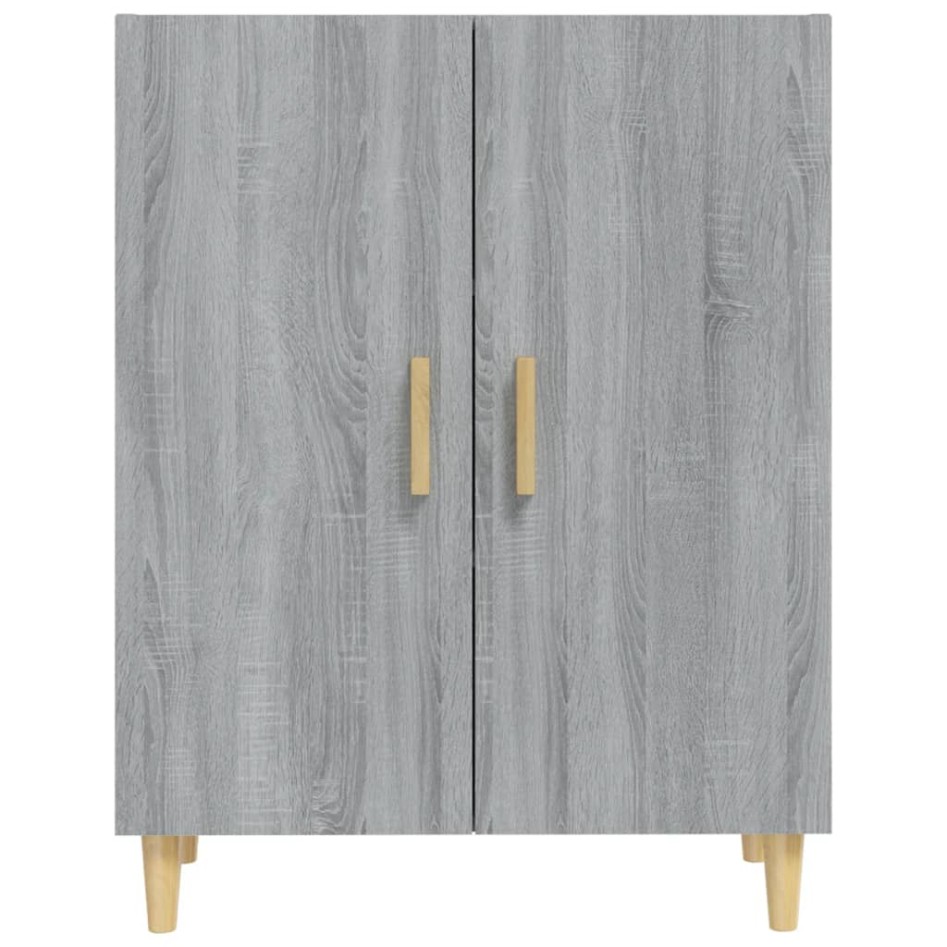 Aparador de madera contrachapada gris Sonoma 70x34x90