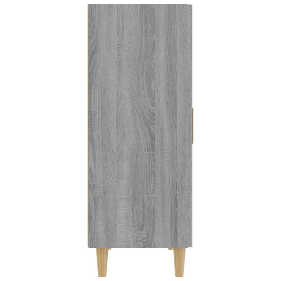 Aparador de madera contrachapada gris Sonoma 70x34x90
