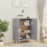 Aparador de madera contrachapada gris Sonoma 70x34x90