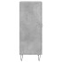 Aparador de madera contrachapada gris hormigón 34,5x34x90