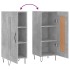 Aparador de madera contrachapada gris hormigón 34,5x34x90