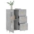 Aparador de madera de ingeniería gris hormigón 69,5x34x90