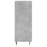 Aparador de madera de ingeniería gris hormigón 69,5x34x90