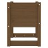 Jardinera 2 uds madera maciza de pino marrón miel 40x40x52,5
