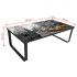 Mesa de centro con tablero de cristal