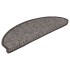 Alfombrillas autoadhesivas sisal 15 uds marrón beige 56x17x3