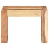 Mesa auxiliar de madera maciza de acacia 43x40x30