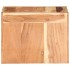 Mesa auxiliar de madera maciza de acacia 43x40x30