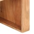 Mesa auxiliar de madera maciza de acacia 43x40x30