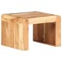 Mesa auxiliar de madera maciza de acacia 43x40x30