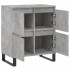 Aparador de madera contrachapada gris hormigón 60x35x70