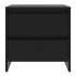 Mesitas de noche 2 uds madera ingeniería negro 45x34,5x44,5