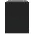 Mesitas de noche 2 uds madera ingeniería negro 45x34,5x44,5