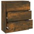 Aparador madera contrachapada color roble ahumado 60x30x70