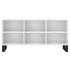 Mueble de TV madera de ingeniería blanco brillo 103,5x30x50