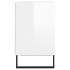 Mueble de TV madera de ingeniería blanco brillo 103,5x30x50