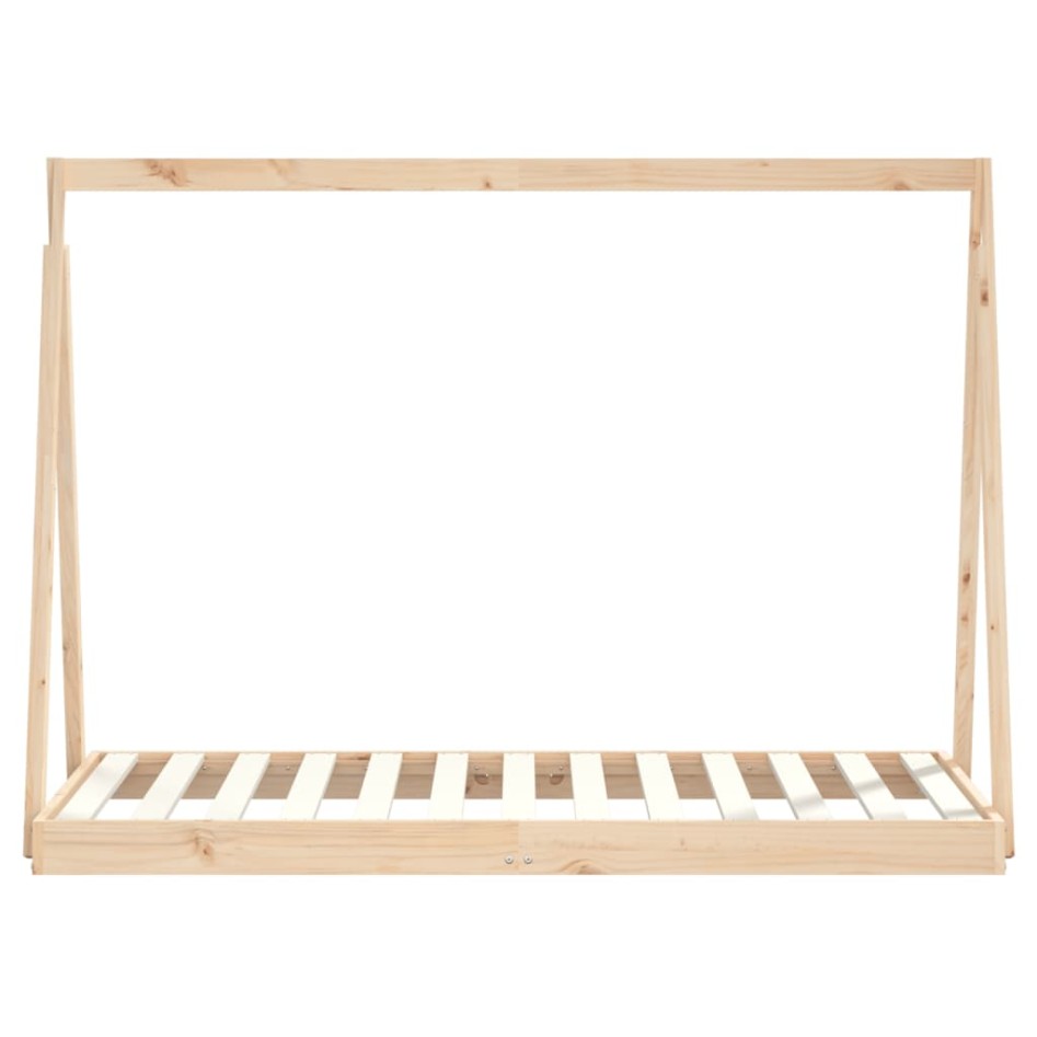 Estructura de cama para niños madera maciza de pino 80x160