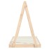 Estructura de cama para niños madera maciza de pino 80x160
