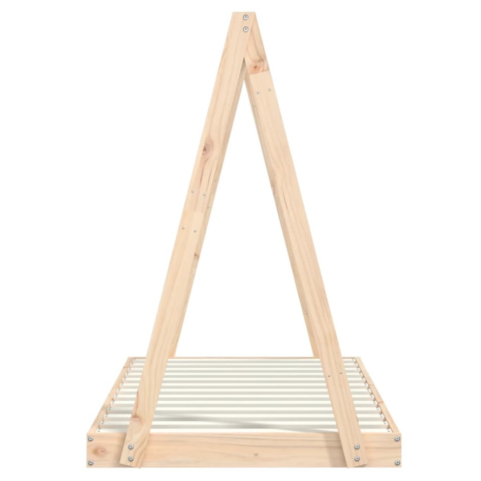 Estructura de cama para niños madera maciza de pino 80x160