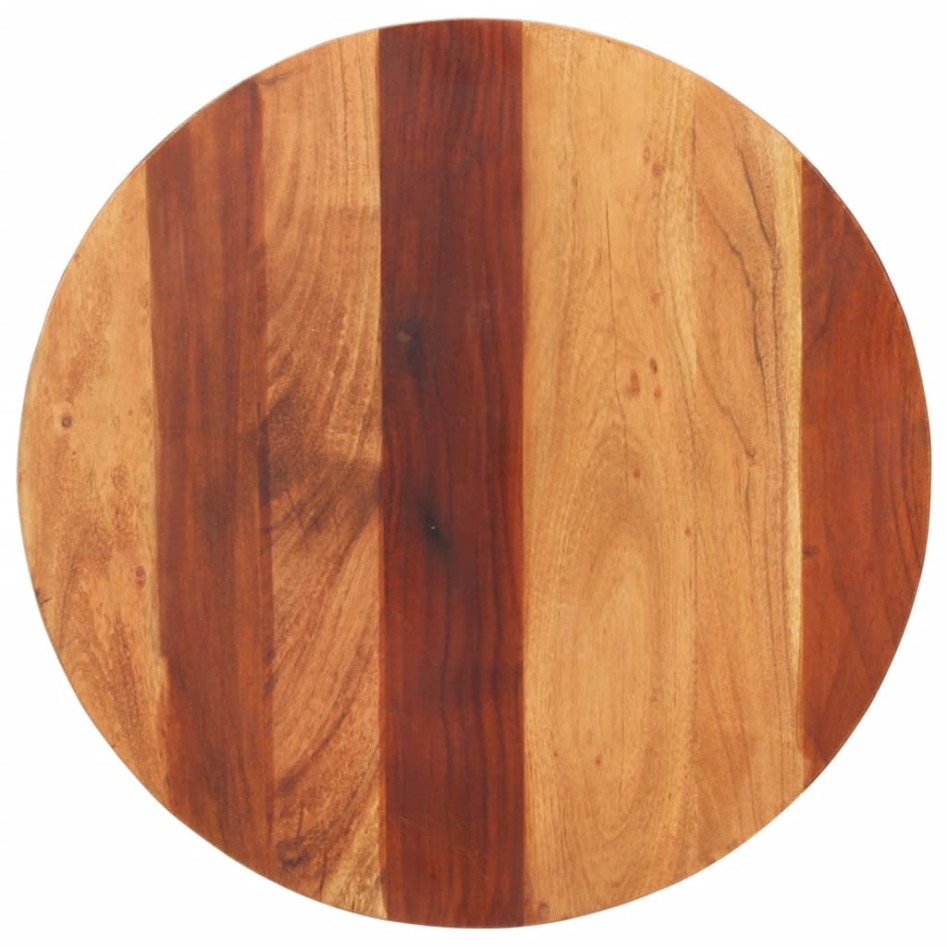 Tablero de mesa redonda madera maciza de acacia 25-27 mm 60