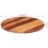 Tablero de mesa redonda madera maciza de acacia 25-27 mm 60