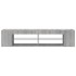 Mueble de TV con luces LED gris Sonoma 135x39x30
